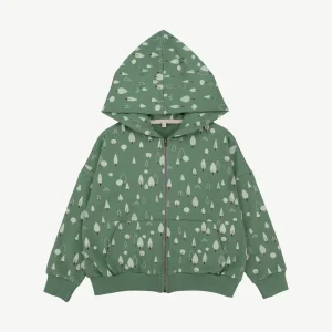 Polera con Capucha - Pinos Verde Bosque