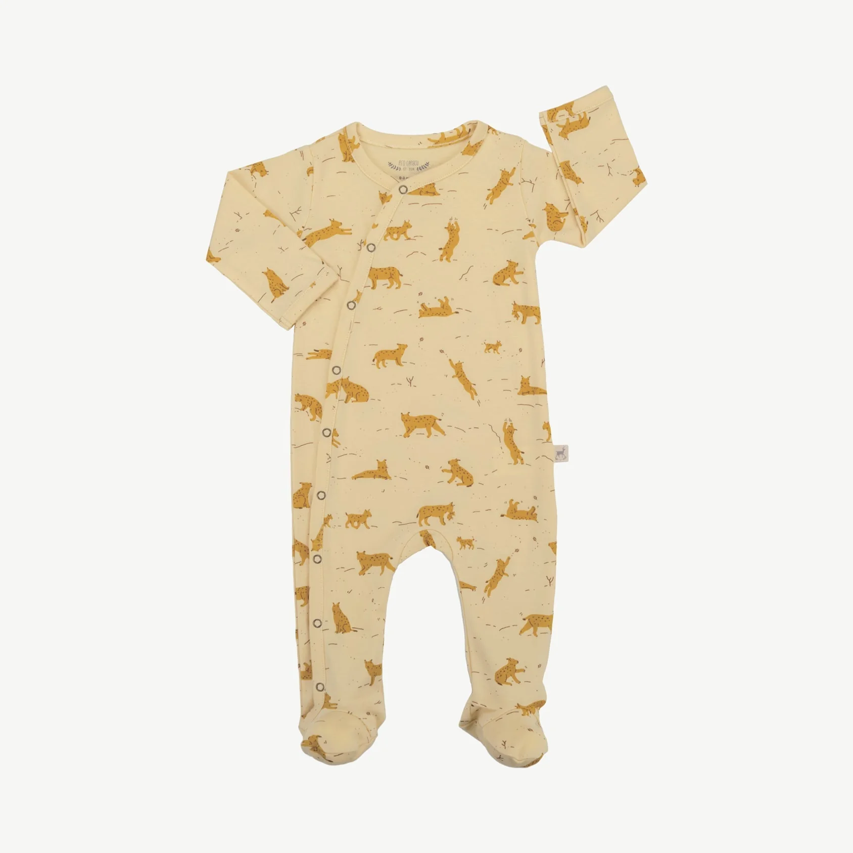 Pijama con Patitas - Linces Limón Claro - Imagen 3