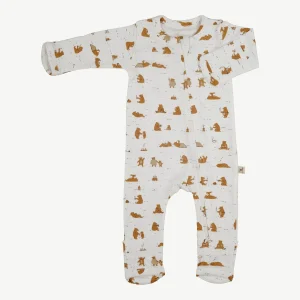 Enterizo con Cierre - Osos Crema