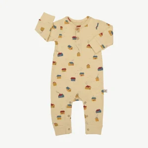 Enterizo - Casitas Limón Claro