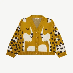 Cardigan Tejido - Linces Mostaza