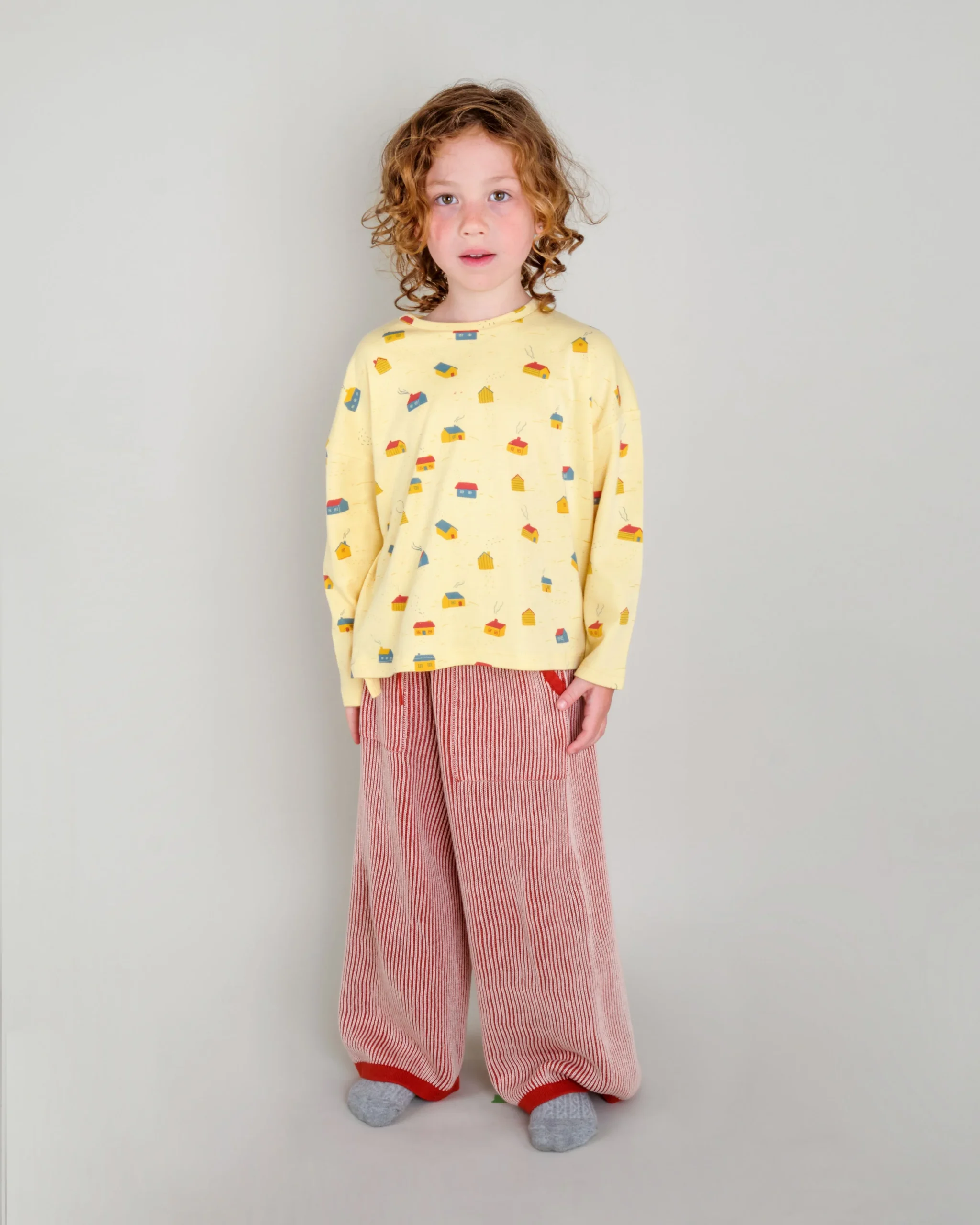 Polo Oversized - Casitas Limón Claro - Imagen 3