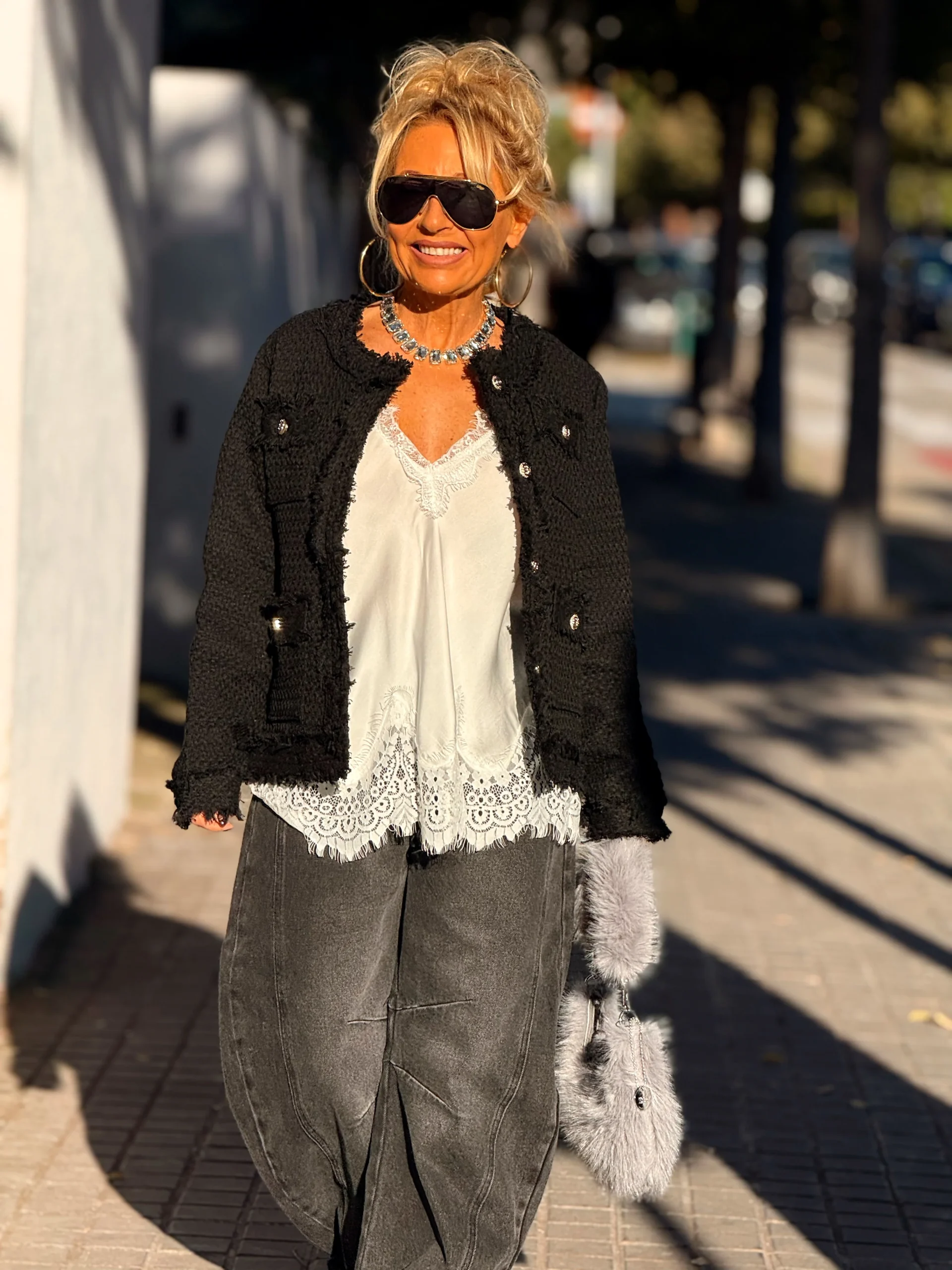 CHAQUETA CHANEL NEGRO - Imagen 6