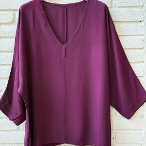 BLUSA LAURA GRANATE