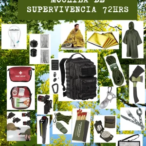 Mochila de Supervivencia 72hrs Northvivor Completa