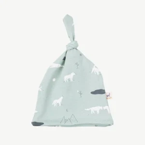 Gorro 'guardian wolves' gray mist