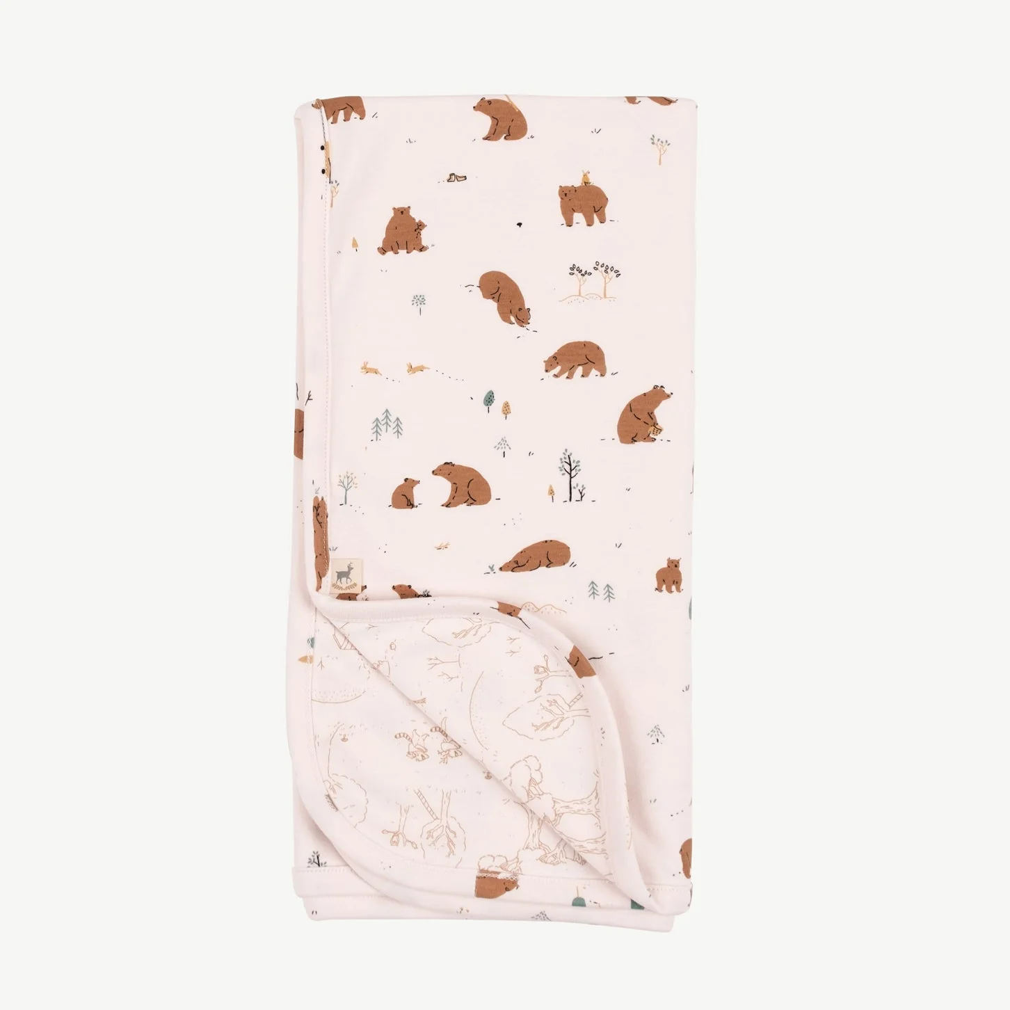 Manta reversible 'forester bears' pearl - Imagen 3