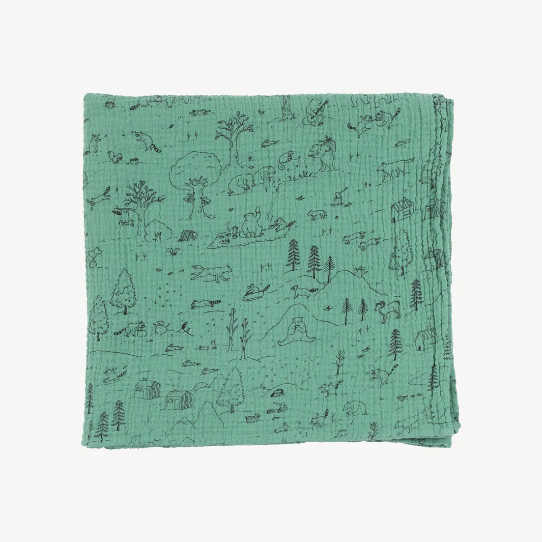 Manta 'the story' malachite green - Imagen 3