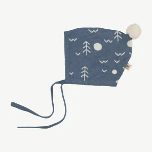 Gorro tejido 'the woods' blue mirage