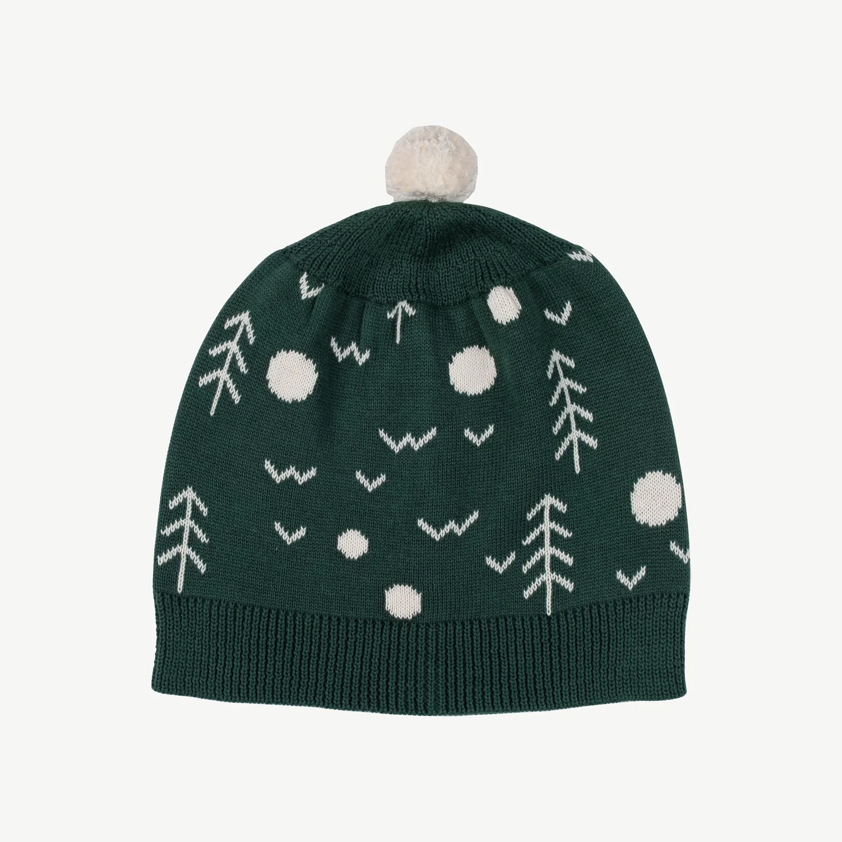Gorro tejido 'the woods' forest green