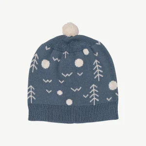 Gorro tejido 'the woods' blue mirage