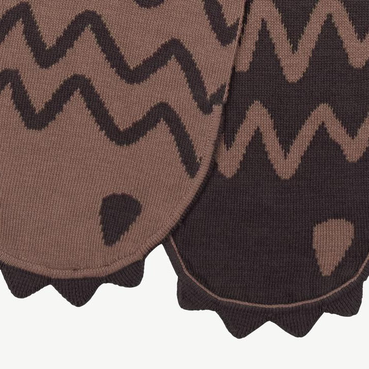 Bufanda tejida 'forest keeper' light taupe - Imagen 4