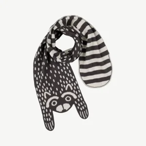 Bufanda tejida 'amazed racoon' dark shadow