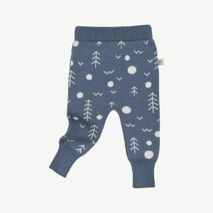 Pantalón tejido 'the woods' blue mirage