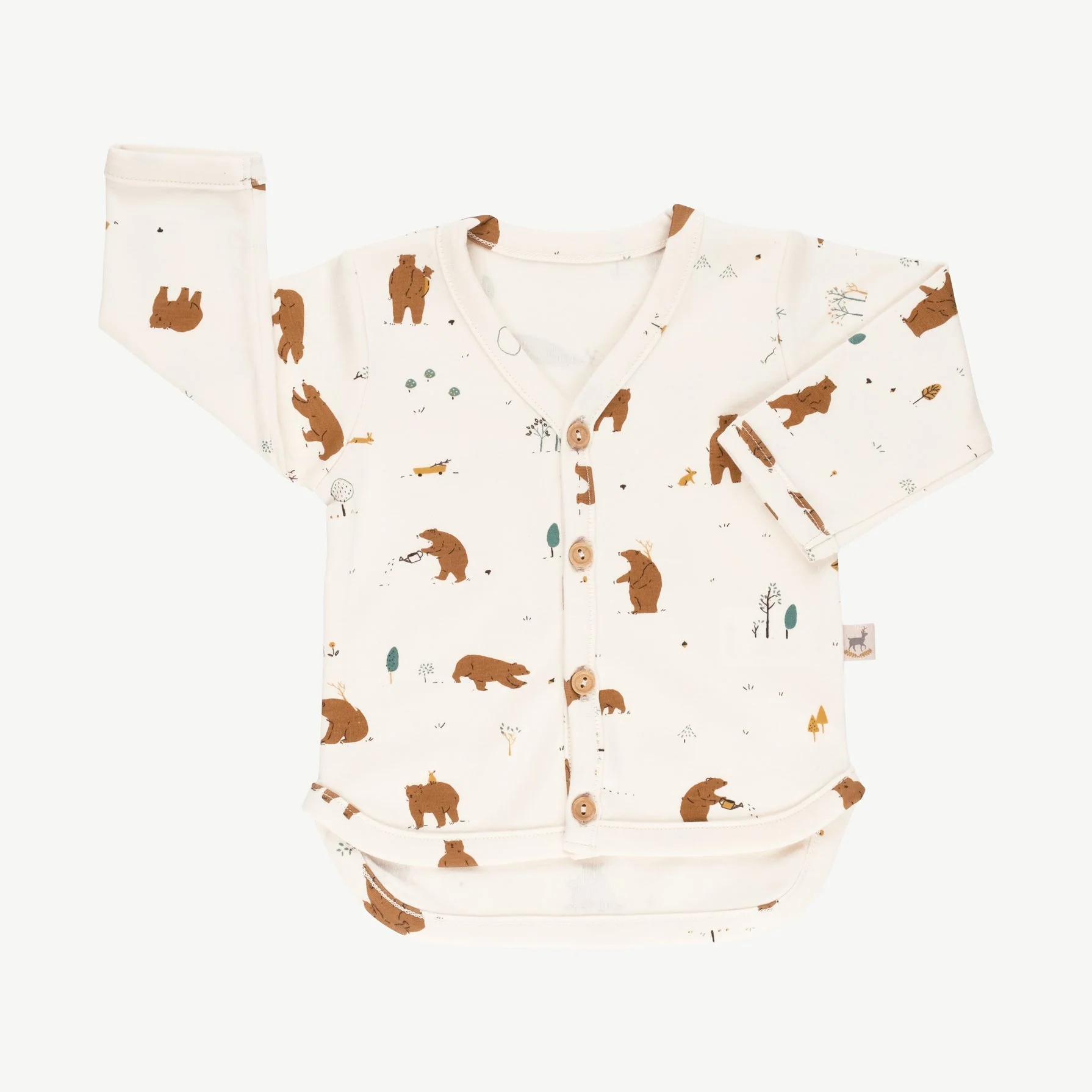 Cardigan 'forester bears' sea salt - Imagen 3