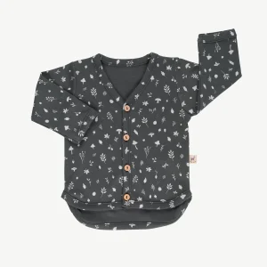 Cardigan 'woodland flora' dark shadow