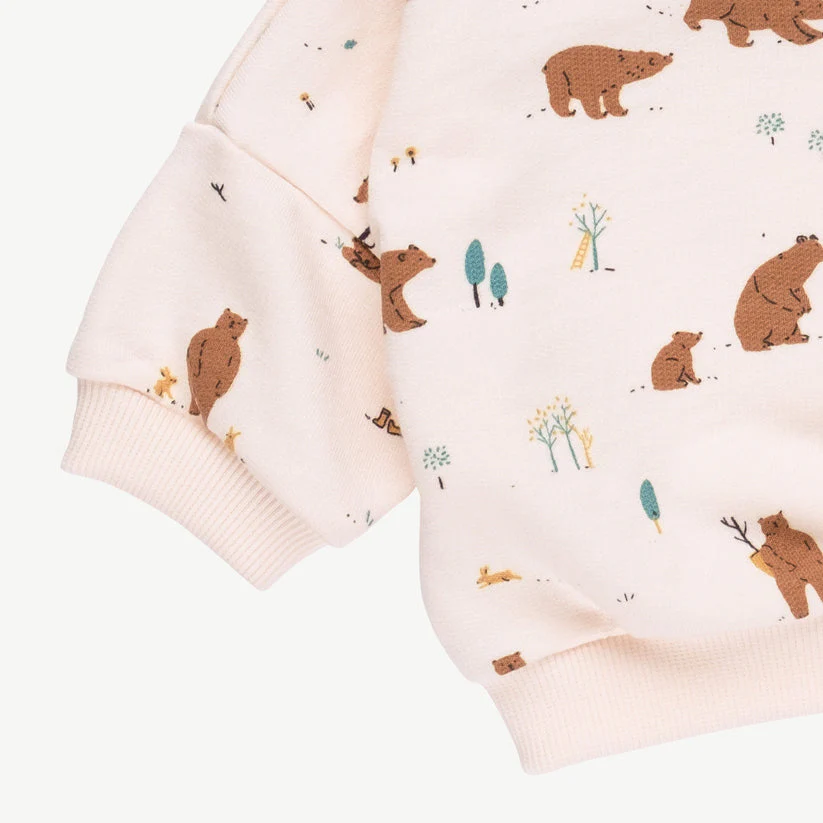 Sweatshirt 'forester bears' pearl - Imagen 5