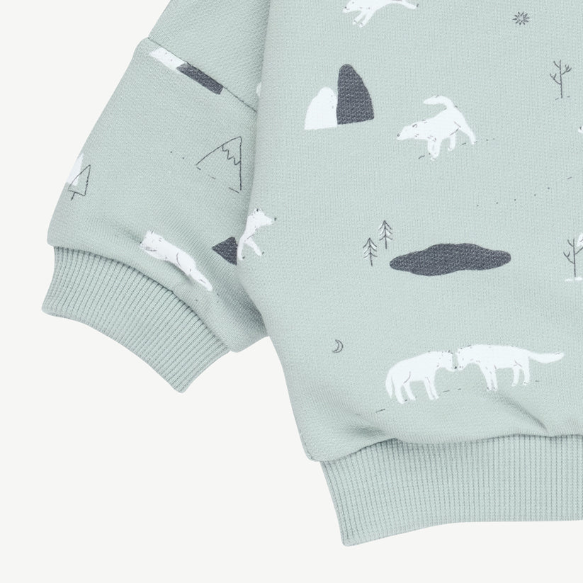 Sweatshirt 'guardian wolves' gray mist - Imagen 5