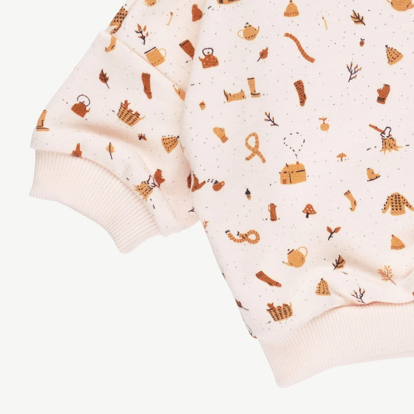 Sweatshirt 'winter essentials' pearl - Imagen 5