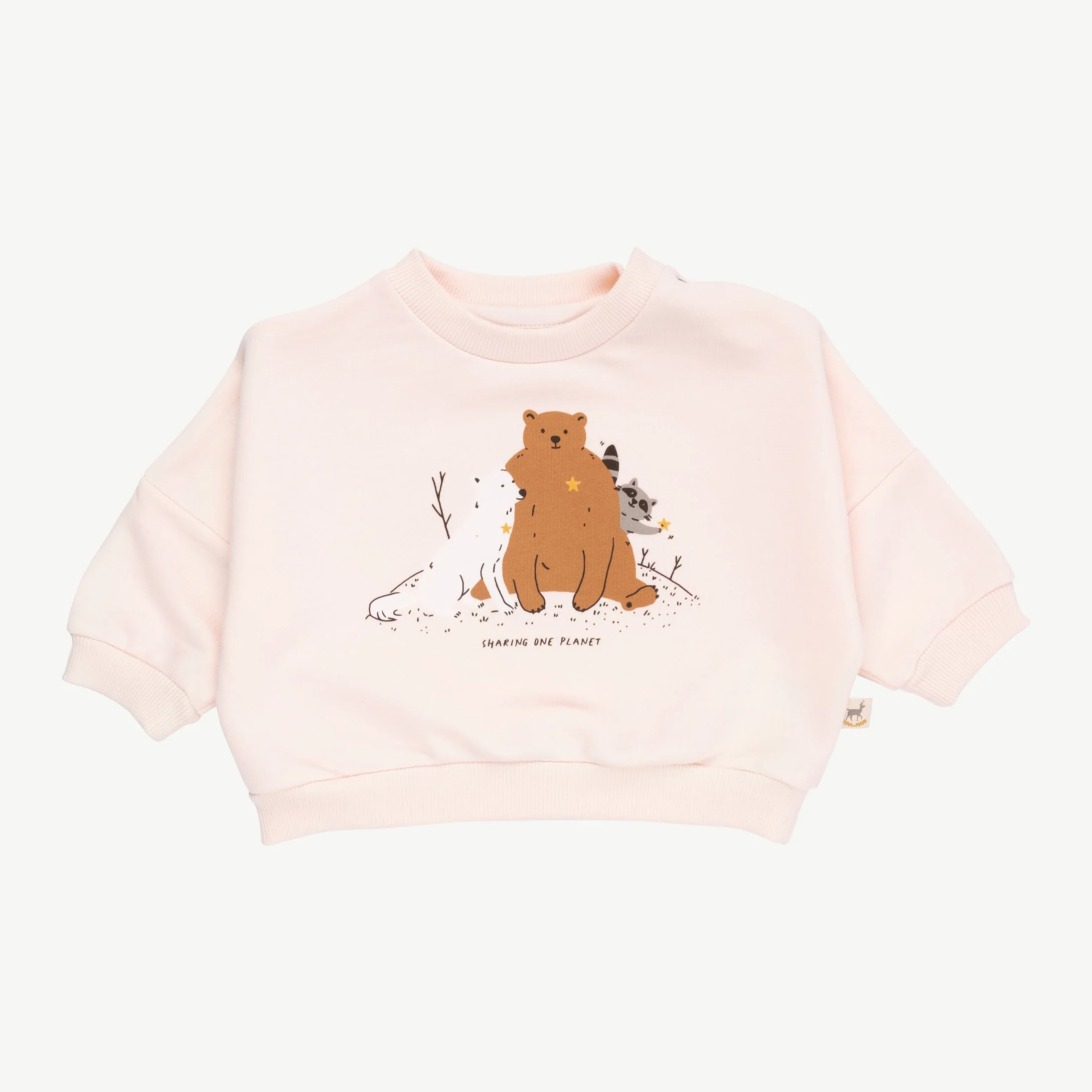 Sweatshirt 'furry rangers' pearl
