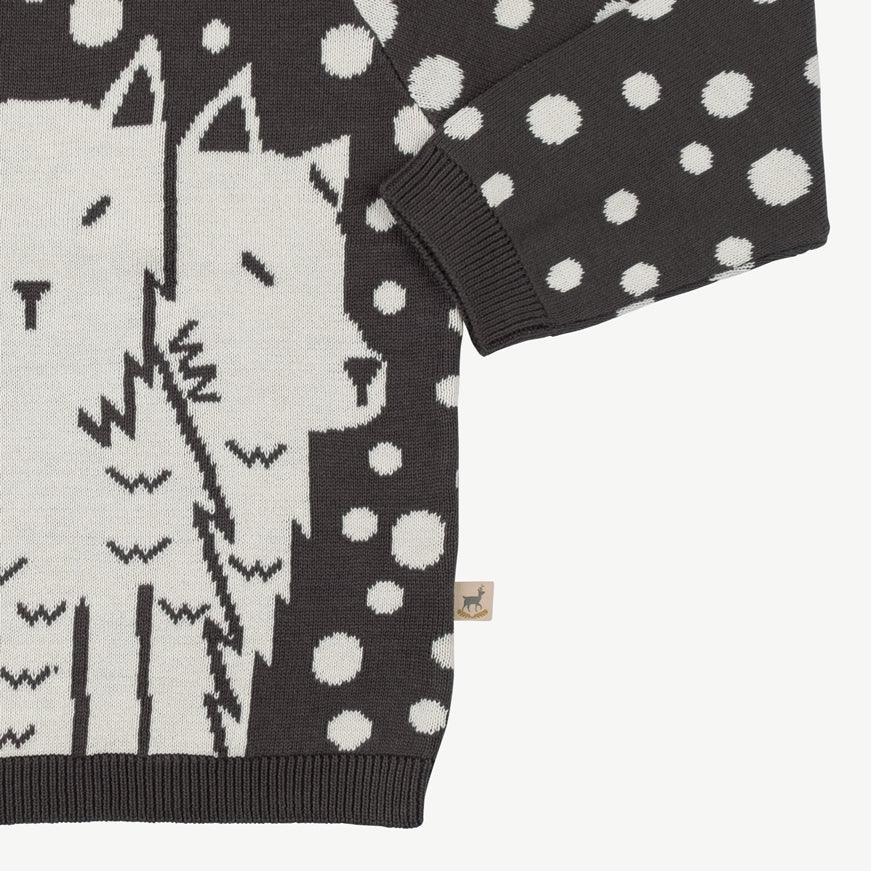 Chompa tejida 'the pack' dark shadow - Imagen 5