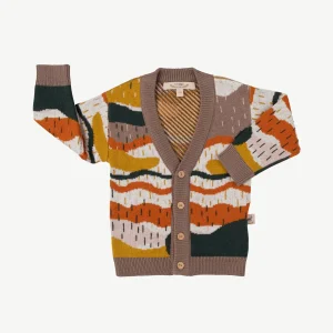 Cardigan tejido 'redwoods' light taupe