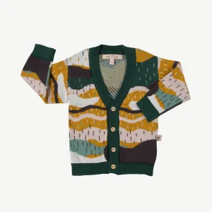 Cardigan tejido 'redwoods' forest green