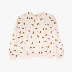 Sweatshirt 'forester bears' pearl