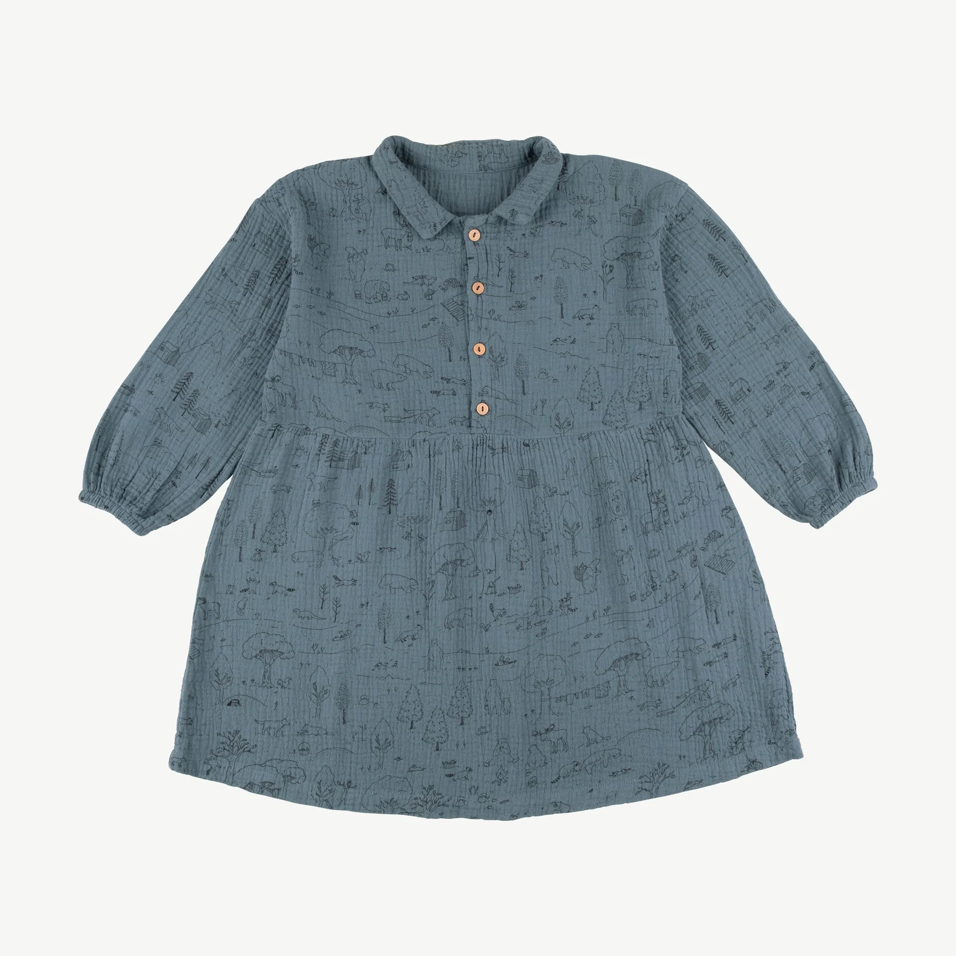 Vestido 'the story' blue mirage