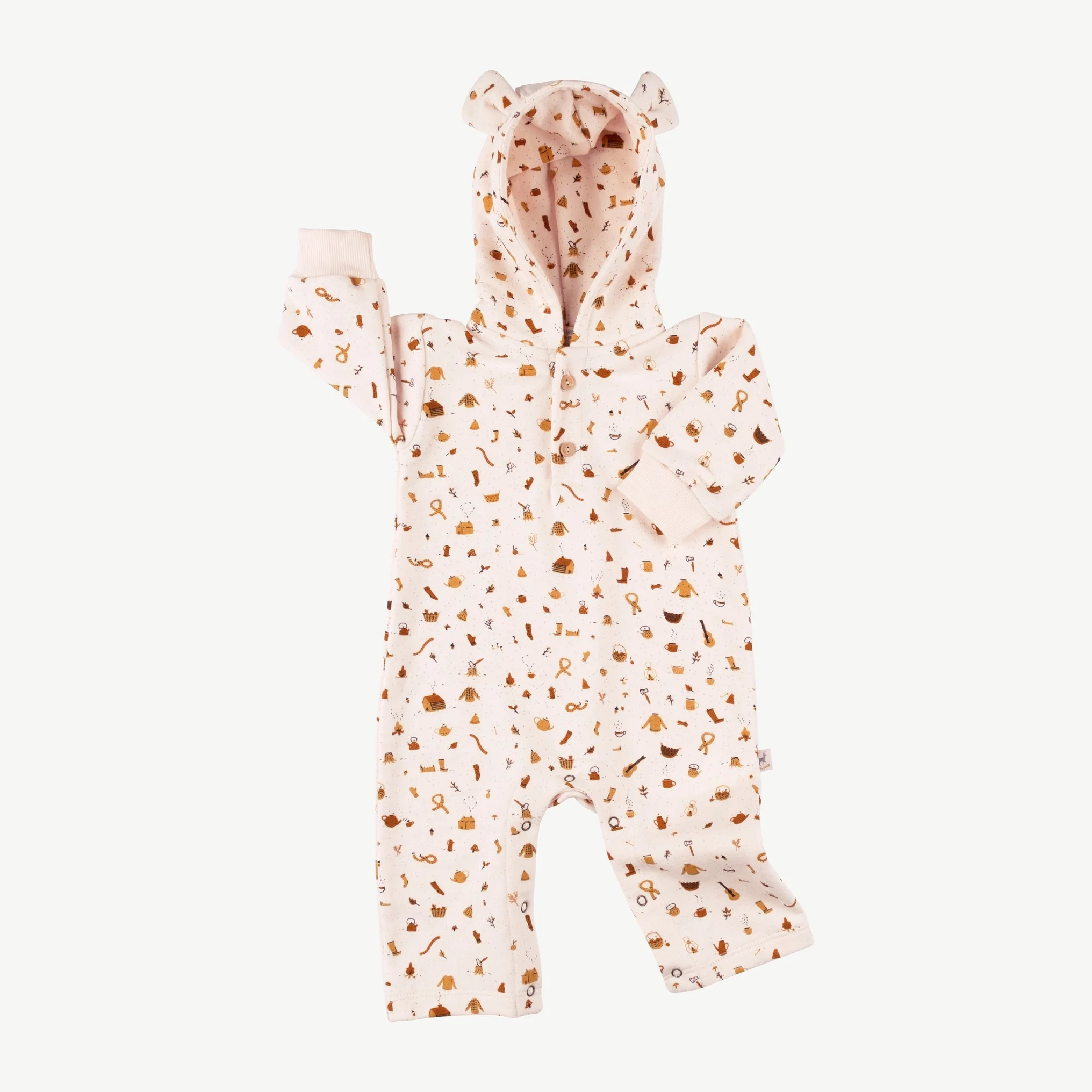 Enterizo con capucha 'winter essentials' pearl bear - Imagen 3