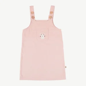 Vestido de corduroy 'leader of the pack' cameo rose