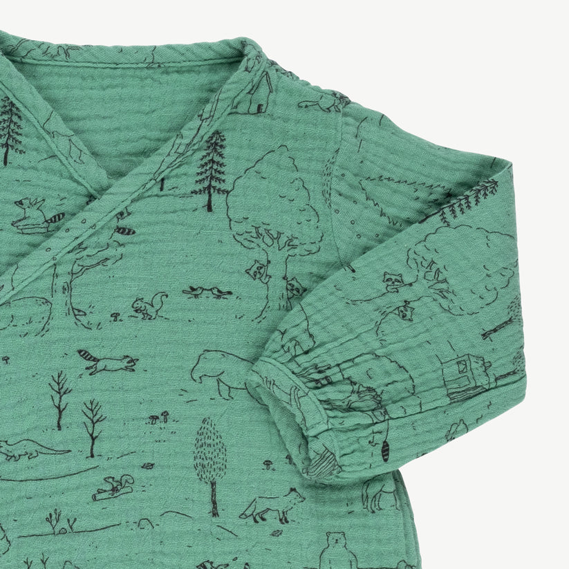 Body kimono 'the story' malachite green - Imagen 4