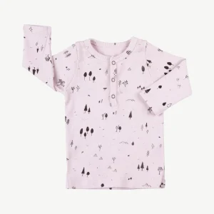 Polo henley 'the woods' orchid ice