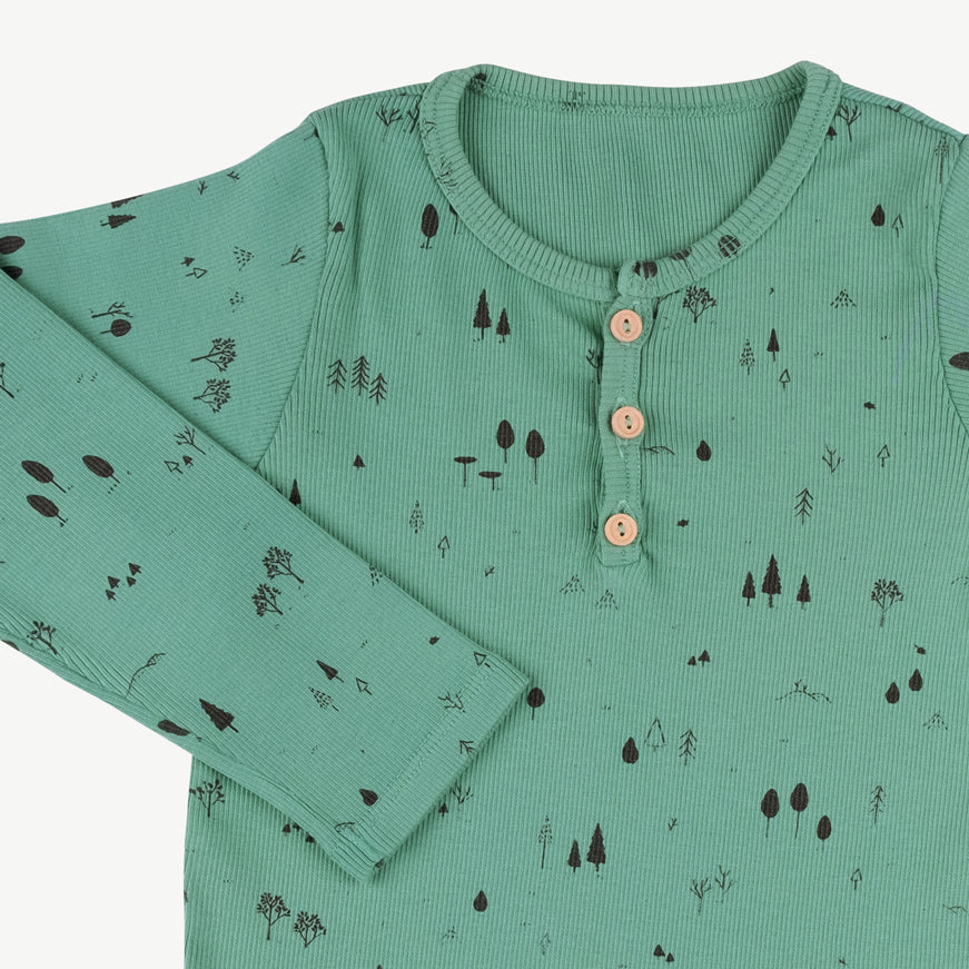 Polo henley 'the woods' malachite green - Imagen 5