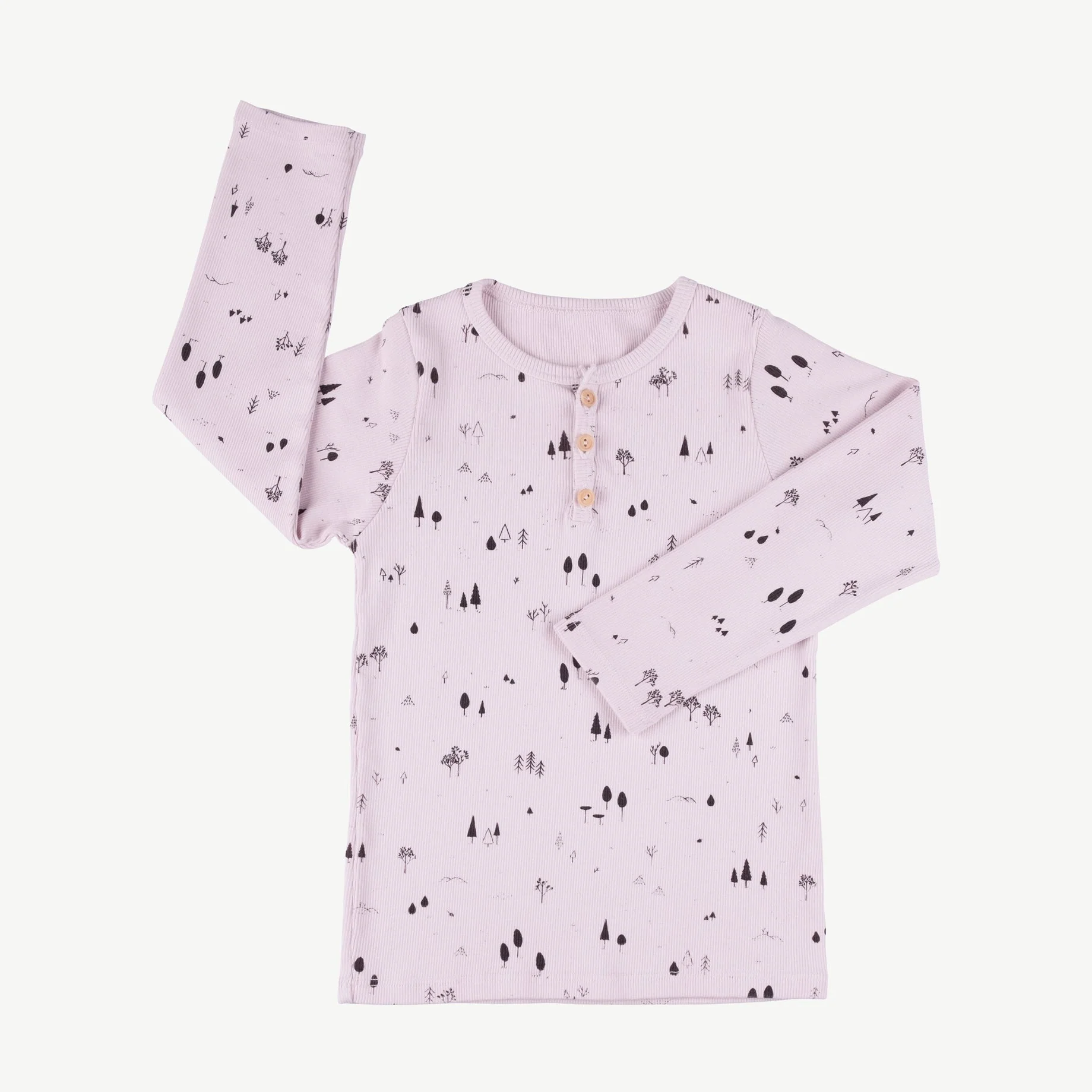 Polo henley 'the woods' orchid ice