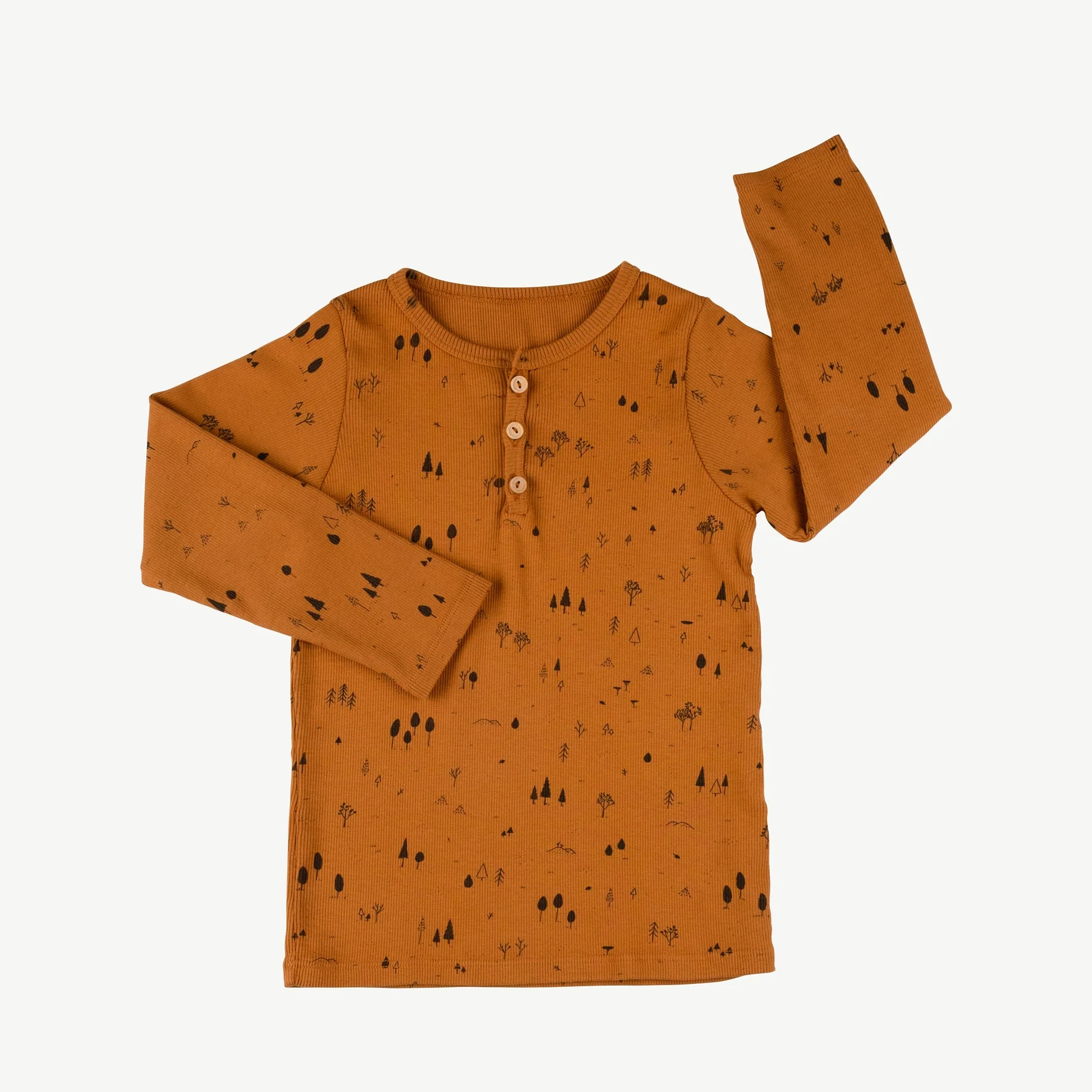 Polo henley 'the woods' sugar almond