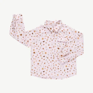 Camisa oversized 'winter essentials' orchid ice