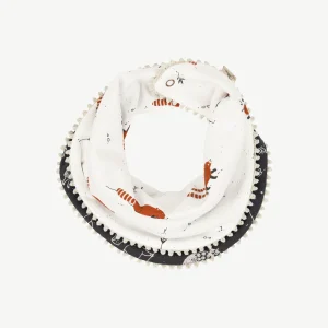 Bandana reversible 'joyfull panda' ecowhite