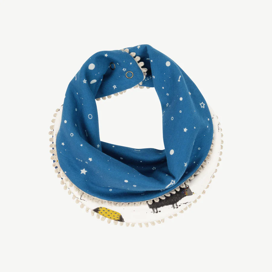 Bandana reversible 'yak's journey' ecowhite - Imagen 3
