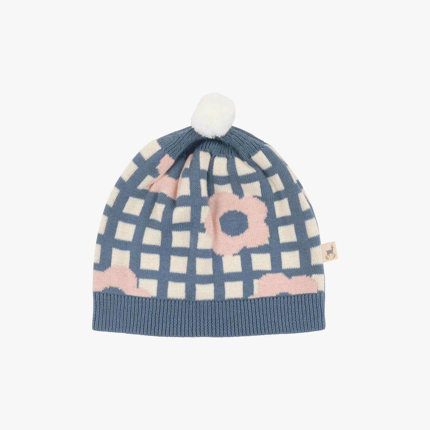Gorro tejido 'winter flora' multi blue mirage