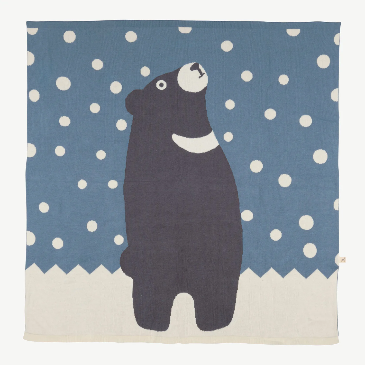 Manta tejida 'guided by the moon' multi blue mirage