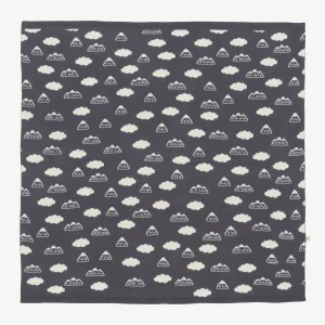 Manta tejida 'mountain's view' charcoal gray