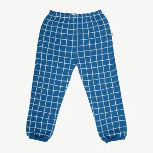 joggers 'mountain checks' dark blue