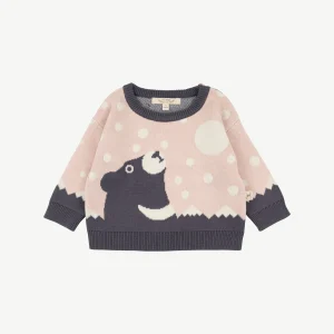 Chompa tejida 'guided by the moon' multi peach whip