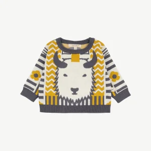 Chompa tejida 'steady yak' multi charcoal gray