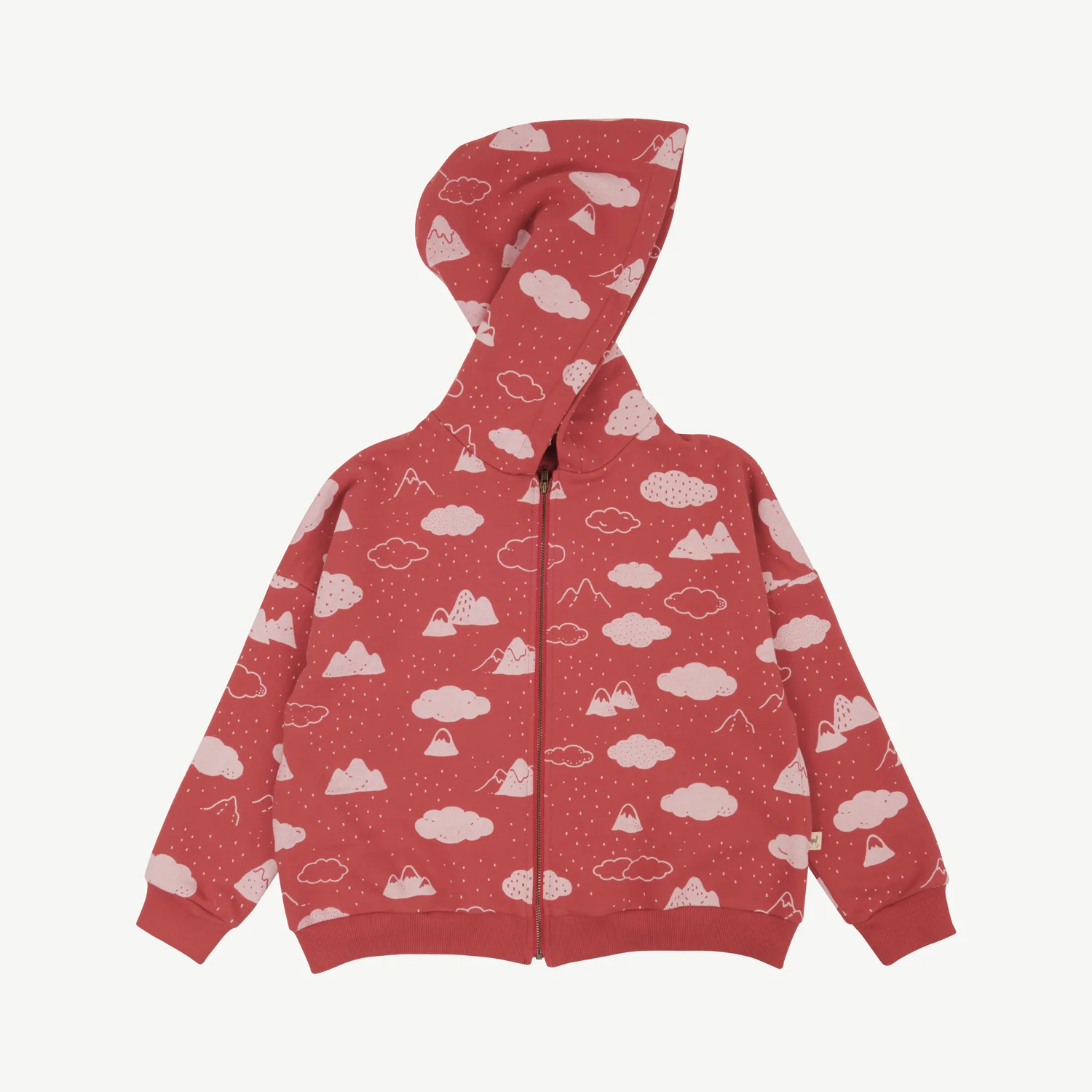 Polera con capucha 'amongst the clouds' tandoori spice