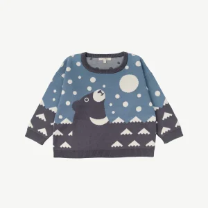 Chompa tejida 'guided by the moon' multi blue mirage