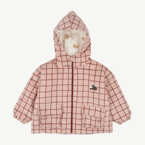 Abrigo de corduroy 'mountain checks' rose glow