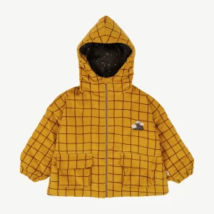 Abrigo de corduroy 'mountain checks' golden glow