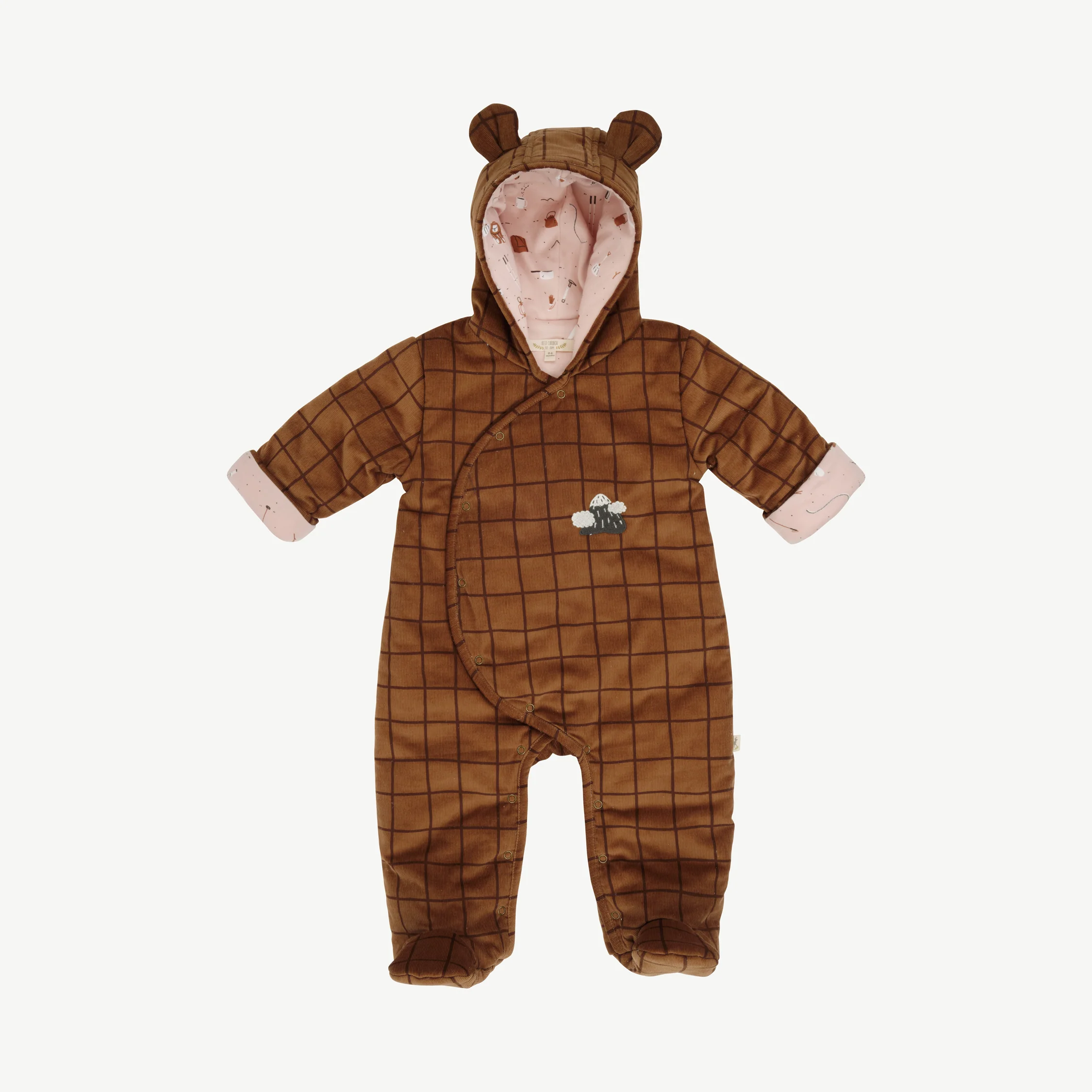 Enterizo acolchado 'mountain checks' thrush